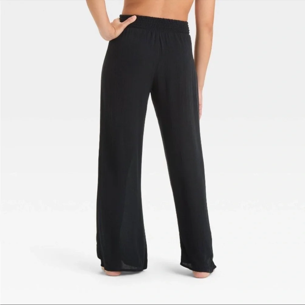 NWT Art‎ Class Black Rayon Cover Up Pants